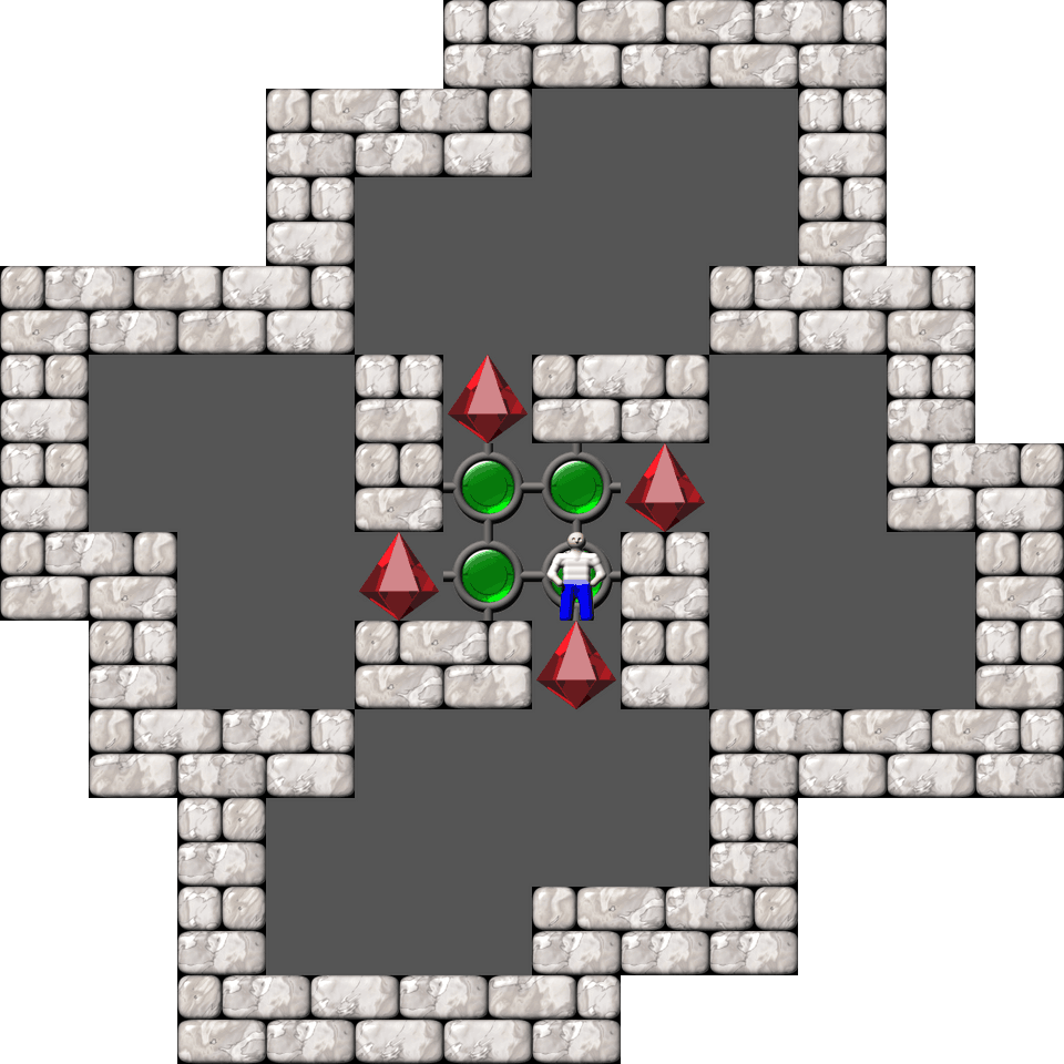 Сокобан Thinking Rabbit Arranged уровень 441